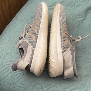 Light Taupe Women's Knit Sneakers - Cloudfoam Comfort